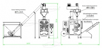 XL-320F 3 side seal Fully automatic packaging machine